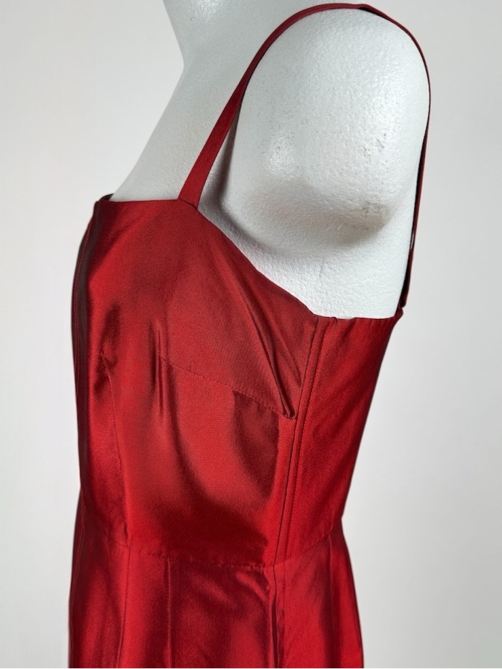 Dolce & Gabbana Red Silk Taffeta Cocktail Dress - Picture 5 of 10